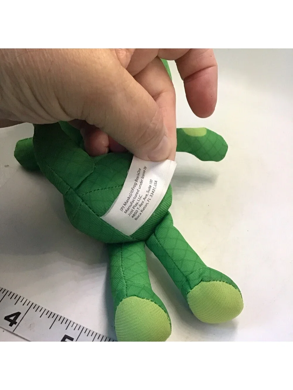 PJ Masks Gekko Plush Green 7 Inches Frog Box EOne Stuffed Animal Child's Toy